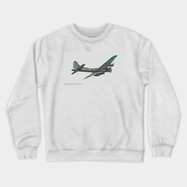 Plane over Kettering Crewneck Sweatshirt by bywhacky